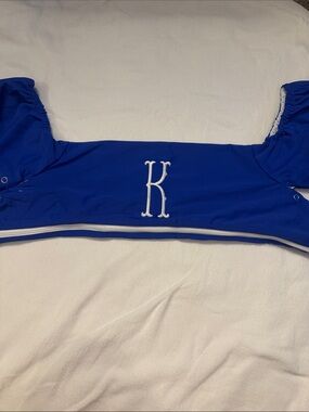 Royal Blue Kids Swim Puddle Jumper  Cover with White Monogram